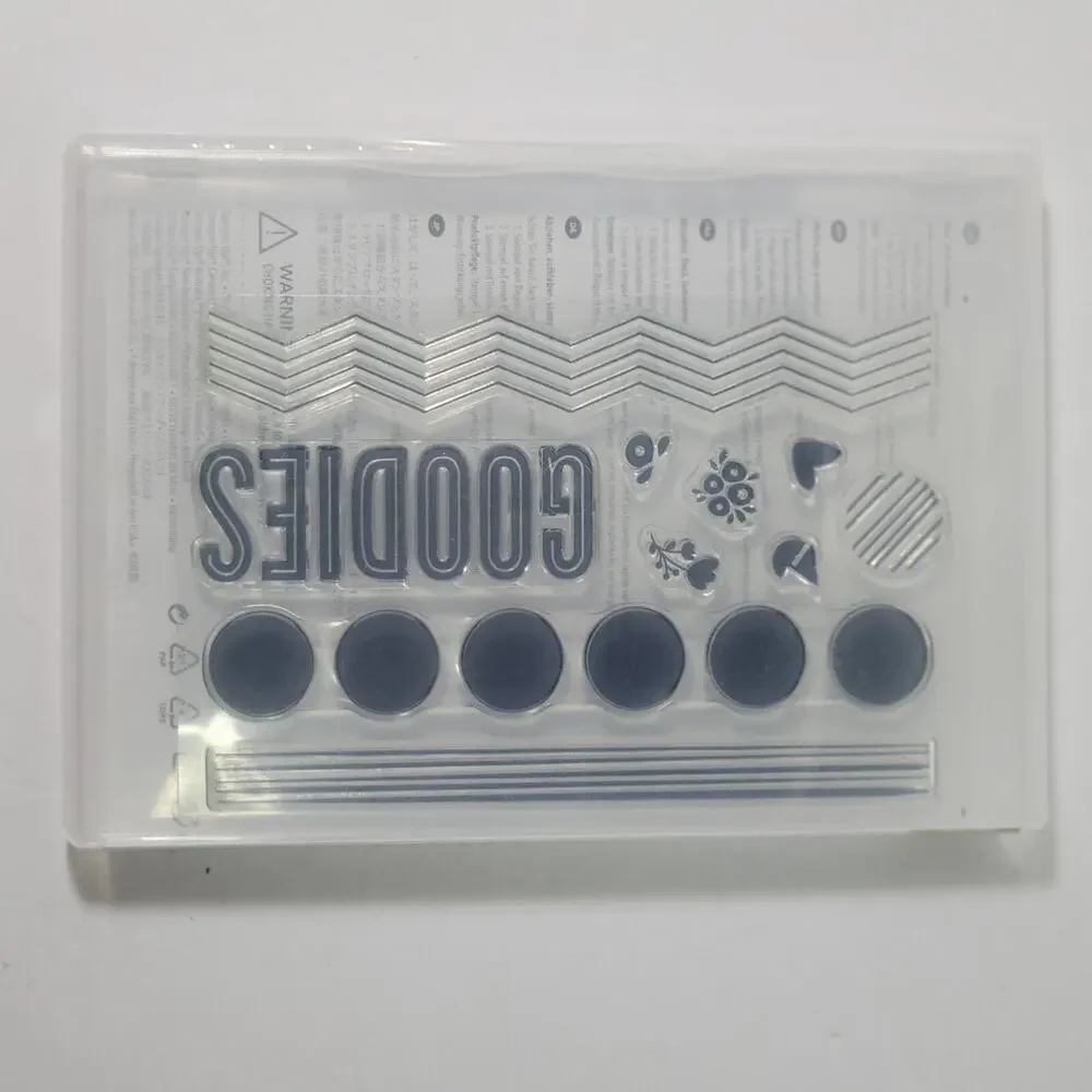 Retired Stampin Up STAMP A BAG Photopolymer Stamp Set Heart Boat Flower Goodies
